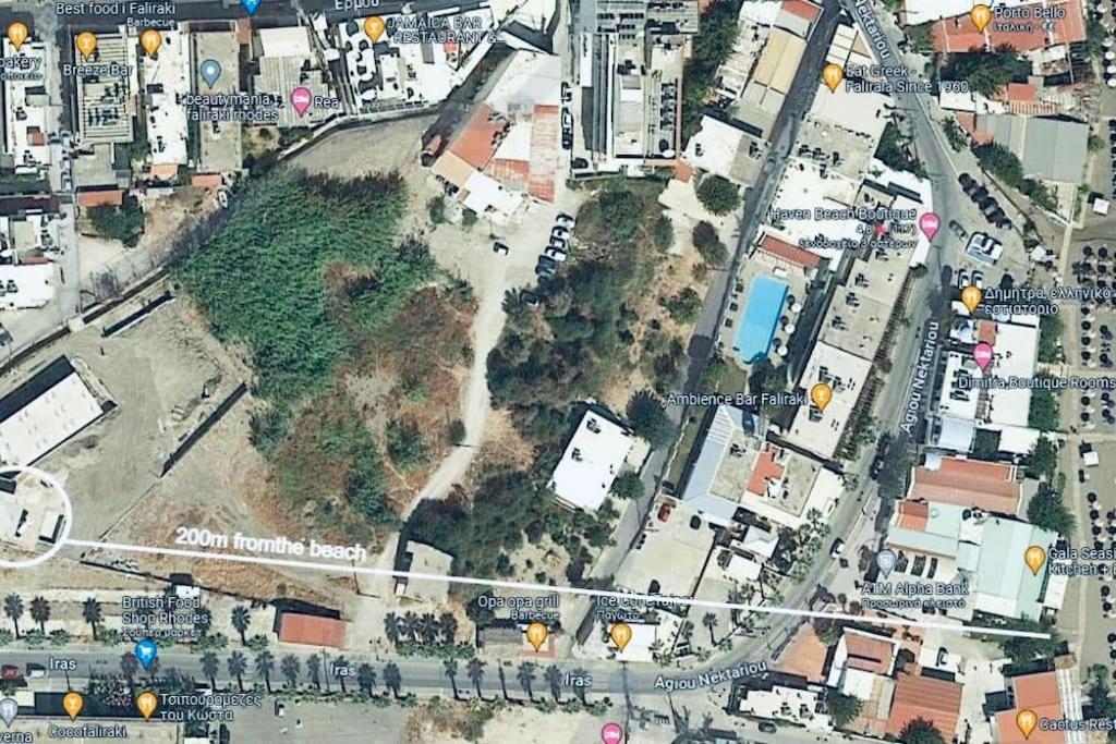 Cora May Central Villa With Private Pool 200M To The Beach Faliraki Exterior foto