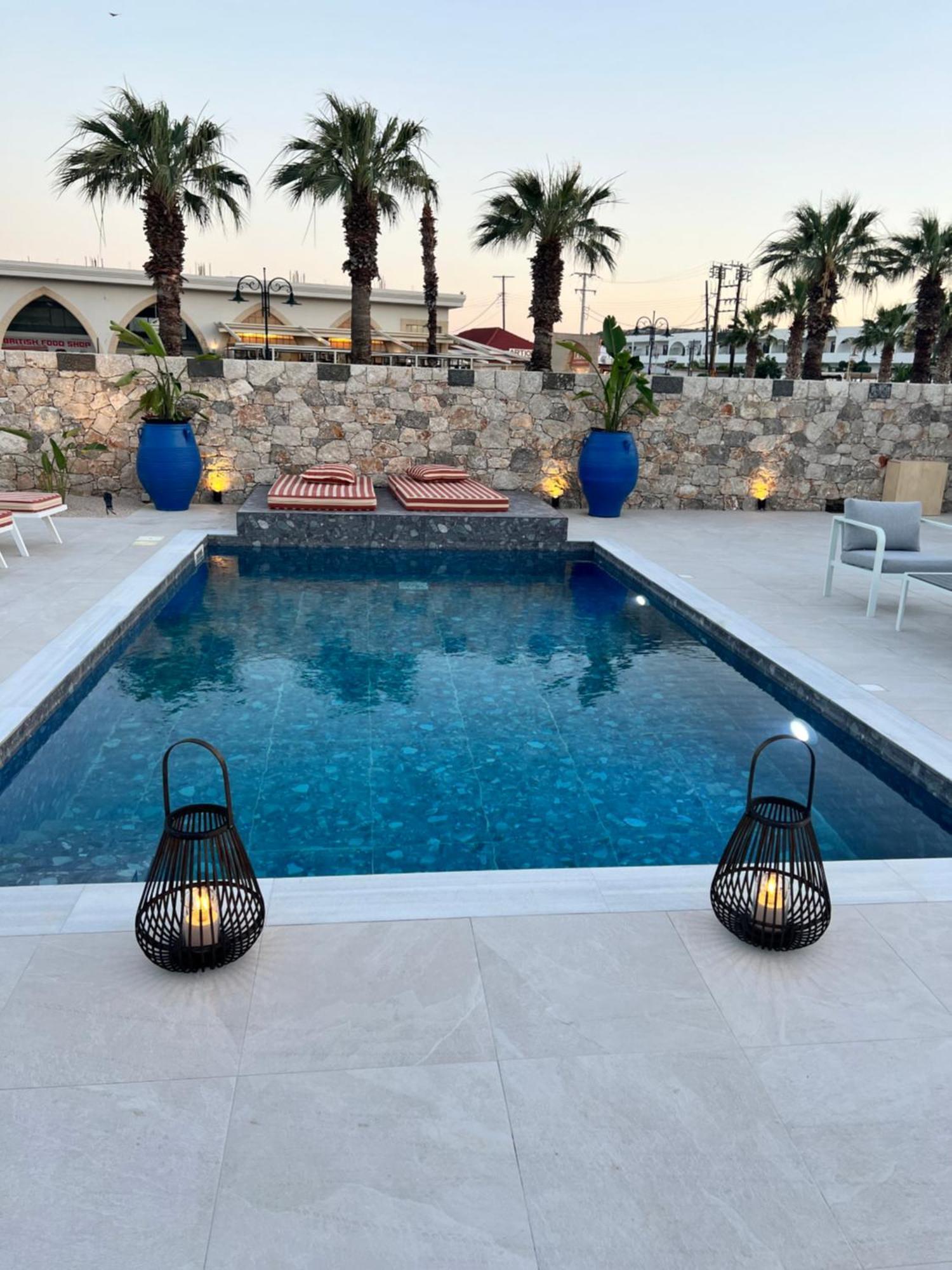 Cora May Central Villa With Private Pool 200M To The Beach Faliraki Exterior foto